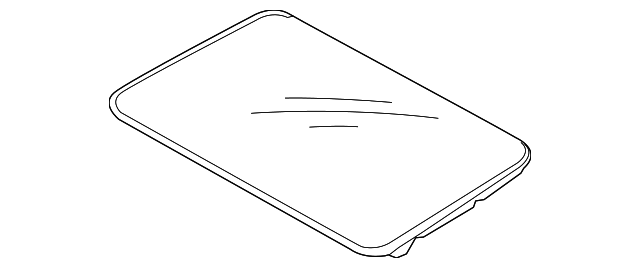 81610-A9100 SUNROOF GLASS