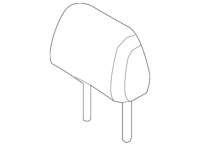71940-35521-B2 Деталь HEADREST, OUTER, LEFT