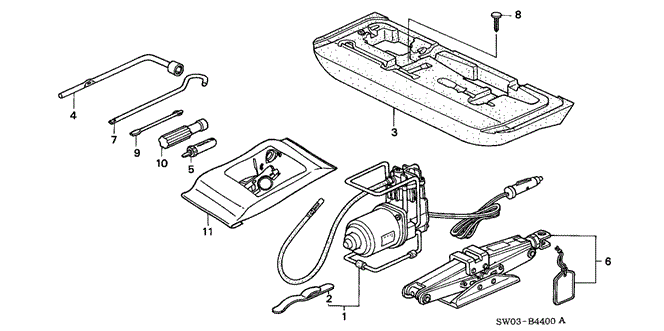 NSX TOOLS - JACK