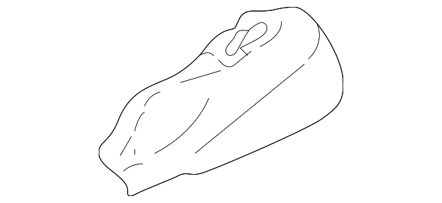 88896515 Деталь RECLINE COVER, LEFT