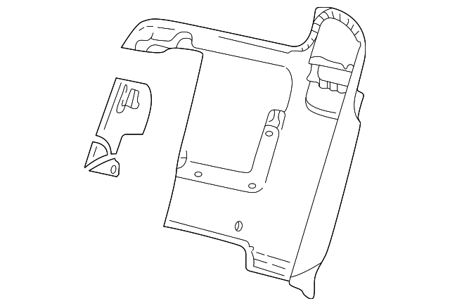 12456586 Деталь SEAT BACK PANEL
