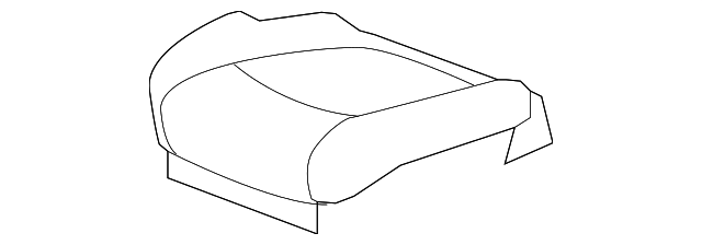 23187017 Деталь CUSHION COVER, LEFT