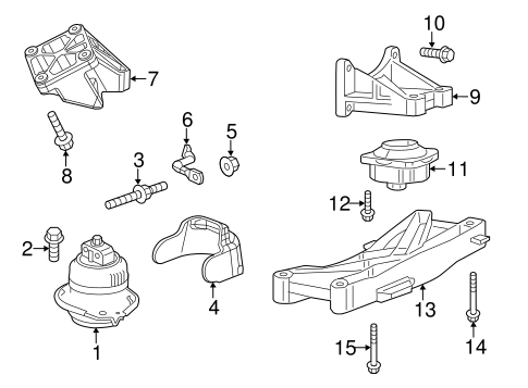 Charger ENGINE & TRANS MOUNTING