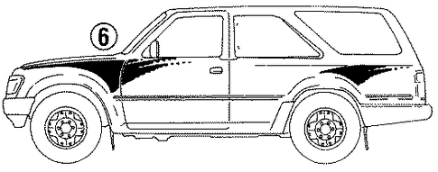 4Runner STRIPE TAPE 3