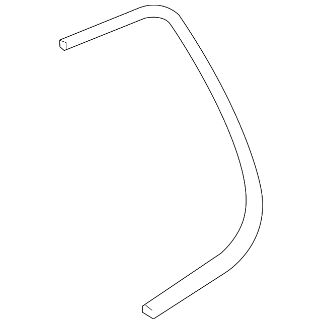 5N0-853-345-A-UBN Деталь GLASS MOLDING, LEFT