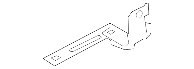 BL3Z-16001A08-A Деталь REAR PLATE SUPPORT BRACKET, RIGHT