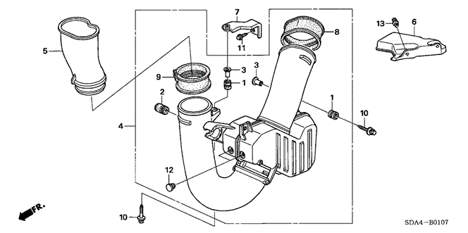 ACCORD SEDAN RESONATOR CHAMBER (V6) (2)