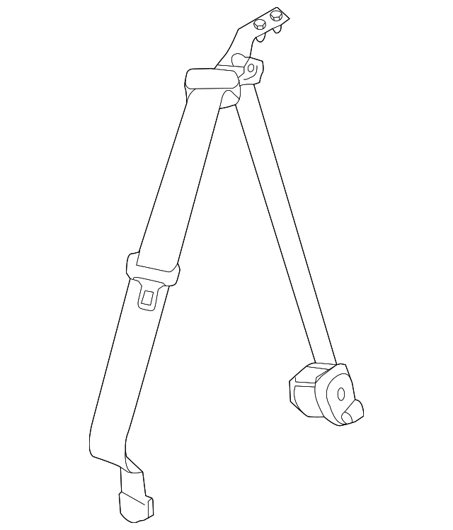 88844-1GR0A Деталь BELT & RETRACTOR, RIGHT