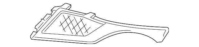 62075-3YW0B Деталь GRILLE, LEFT
