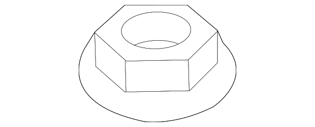 6505165AA MOUNT INSULATOR NUT, LEFT