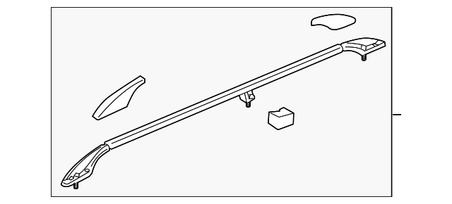 3C9-860-033-B-1HH Деталь RAIL, LEFT