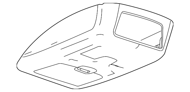 8C3Z-25519A70-AC Деталь OVERHEAD CONSOLE