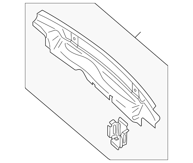 8R0-813-303 Деталь REAR BODY PANEL