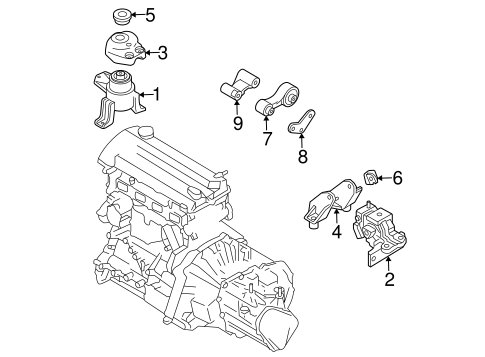 6 ENGINE & TRANS MOUNTING