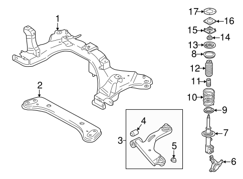 Tribute SUSPENSION COMPONENTS
