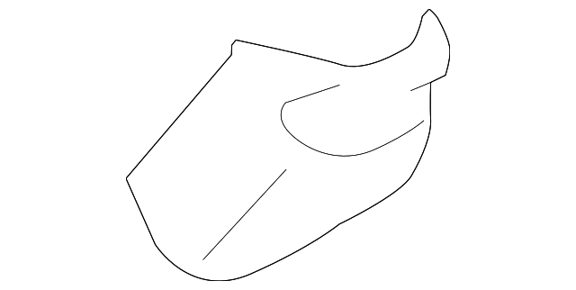 SU003-03090 Деталь LOWER COVER, RIGHT