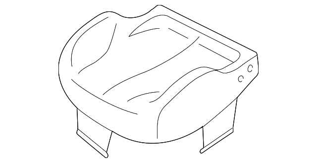 88992191 CUSHION COVER, LEFT