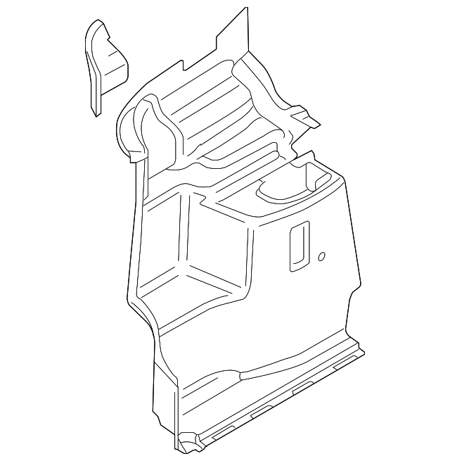 51-47-7-076-931 Деталь SIDE TRIM PANEL, LEFT