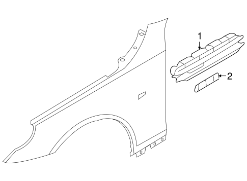 M5 EXTERIOR TRIM - FENDER