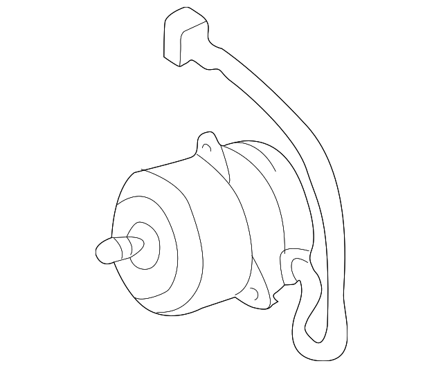 16363-46120 Деталь MOTOR, LEFT