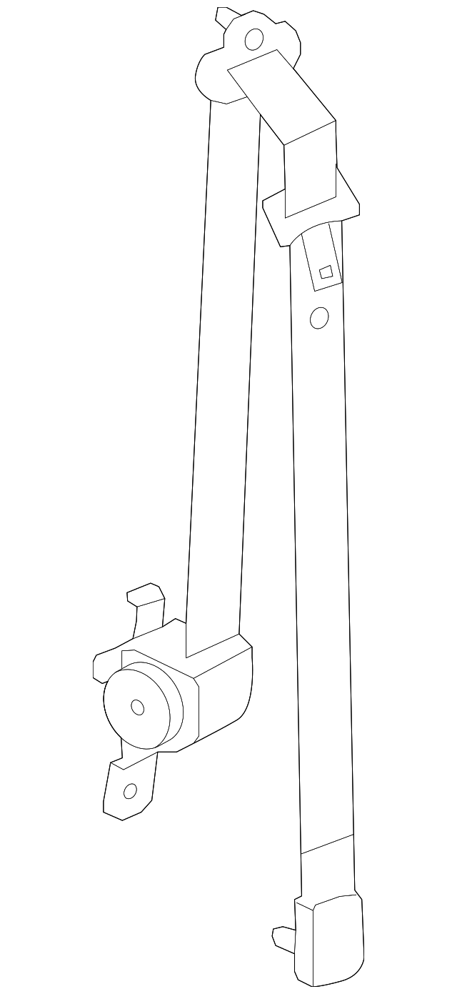 ZV70HL5AD Деталь RETRACTOR ASSY, RIGHT