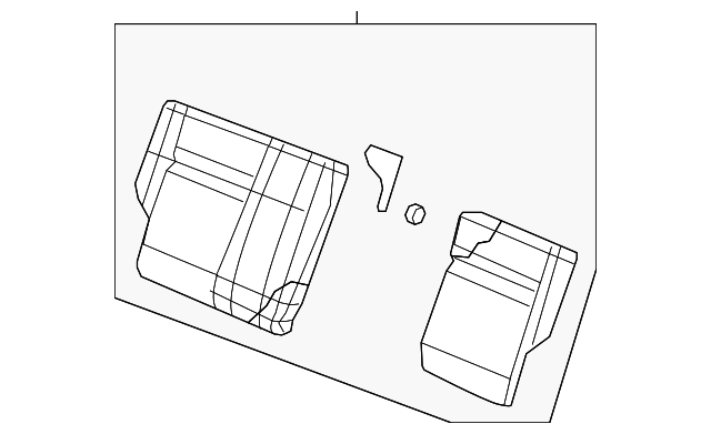 1EQ581KAAA Деталь SEAT BACK ASSY