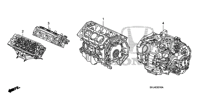 ENGINE/ENGINE ASSY. - TRANSMISSION ASSY. for 2005 Honda ODYSSEY #1