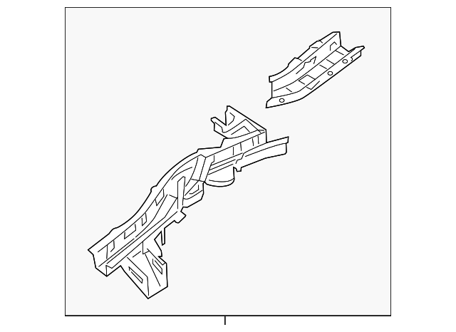 G55113JAMA Деталь REAR RAIL ASSY, LEFT