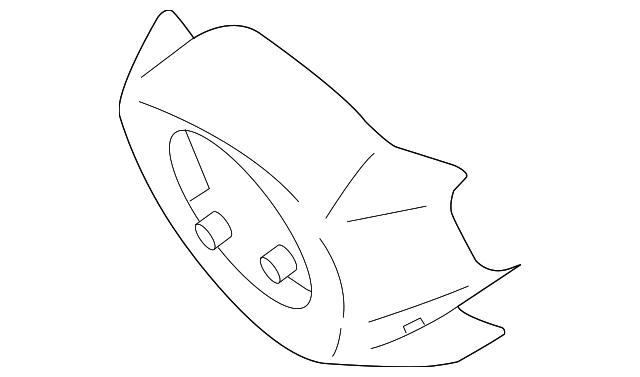 45184-52090-B0 Деталь STEERING WHEEL LOWER COVER