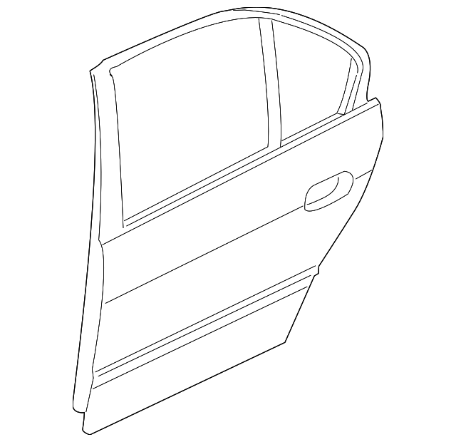 41-52-8-266-722 Деталь DOOR SHELL, RIGHT