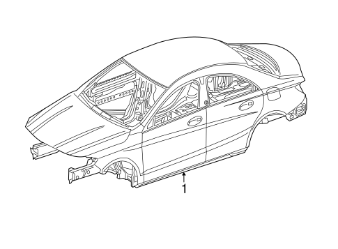 CLA250 BODY SHELL