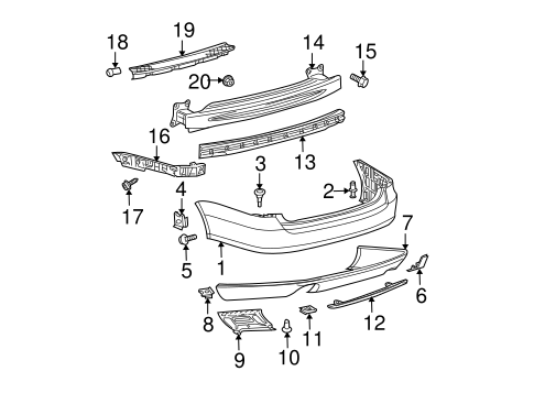Jetta BUMPER & COMPONENTS - REAR