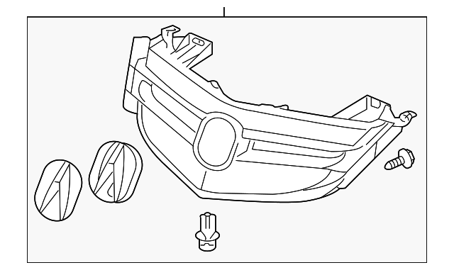 75100-STX-A01ZG Деталь GRILLE ASSY., FR. *NH707* (FORMAL BLACK 