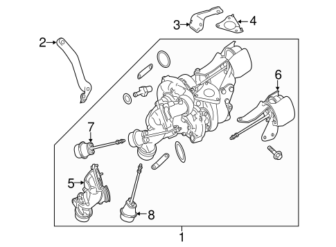 ML250 TURBOCHARGER & COMPONENTS