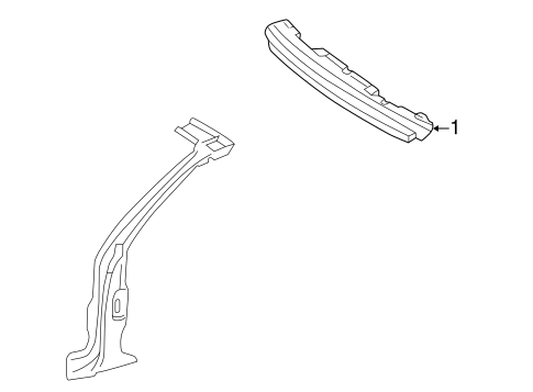 CLK320 WINDSHIELD HEADER & COMPONENTS
