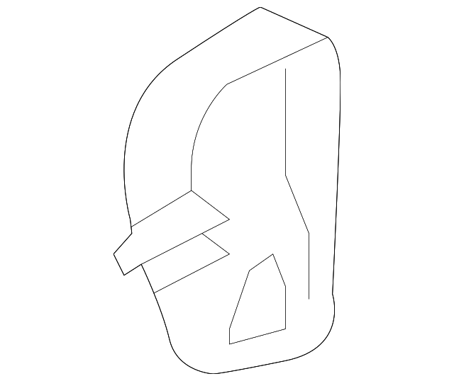 64115CA110VH Деталь INNER COVER, LEFT