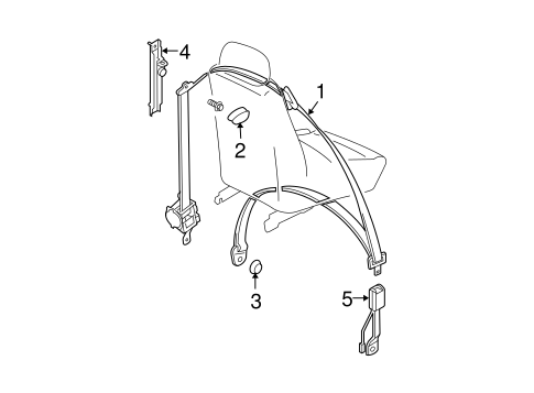Aveo5 FRONT SEAT BELTS