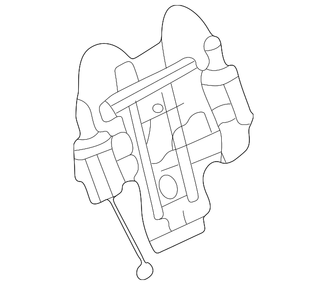 16800283 Деталь LUMBAR SUPPORT, LEFT