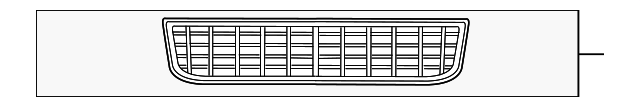 8E0-807-647-D-01C Деталь CENTER GRILLE