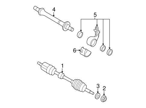 Sportage DRIVE AXLES