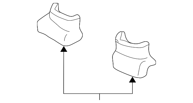 MR610651 Деталь TRACK END COVER, RIGHT