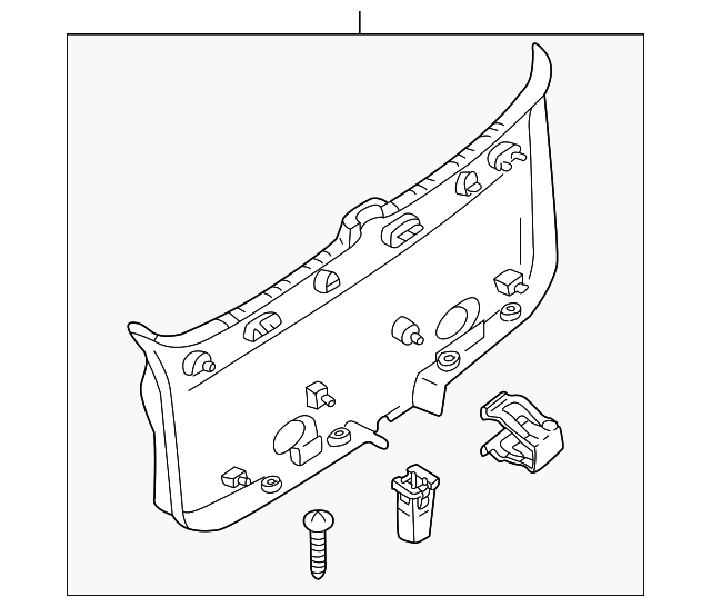 1L8Z-7846404-AAB Деталь LIFT GATE TRIM