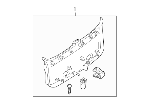 Escape INTERIOR TRIM