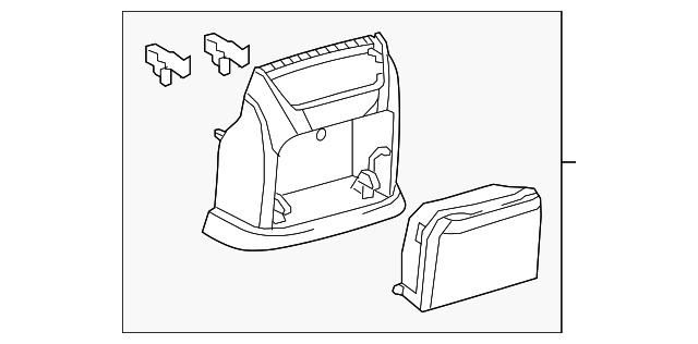 58903-08010-B0 Деталь REAR PANEL ASSY