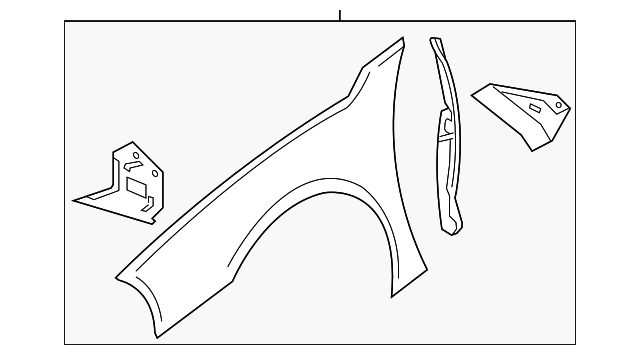 5018849AB Деталь FENDER, LEFT