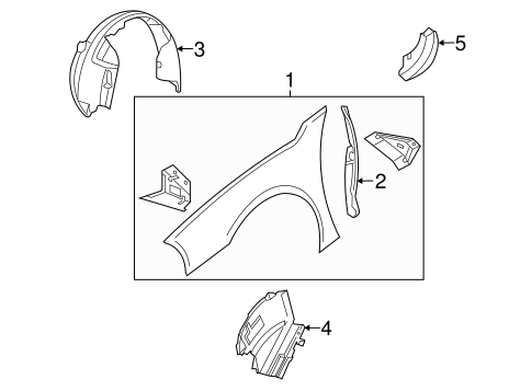 Sebring EXTERIOR TRIM - FENDER
