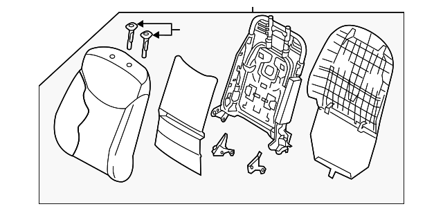 88300-3Y610-MSH SEAT BACK ASSY