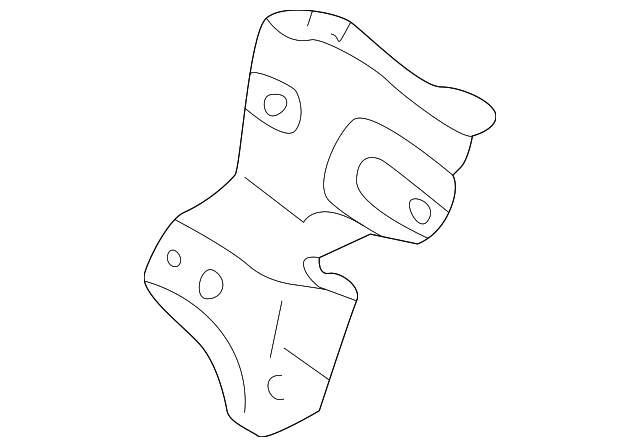 GG2A7119X Деталь SIDE BRACE, LEFT