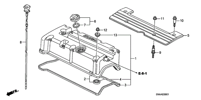 CIVIC SEDAN CYLINDER HEAD COVER (2.0L)