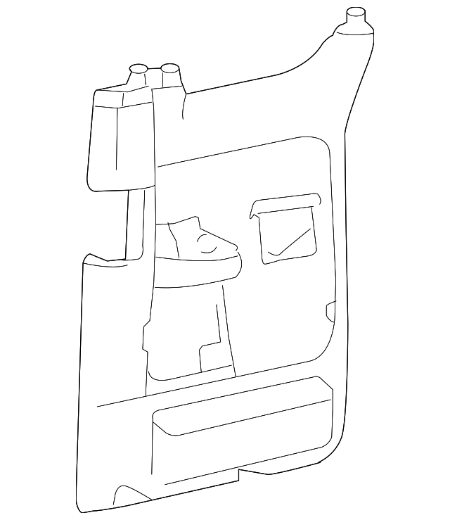 6L3Z-1827406-AAA Деталь DOOR TRIM PANEL, RIGHT